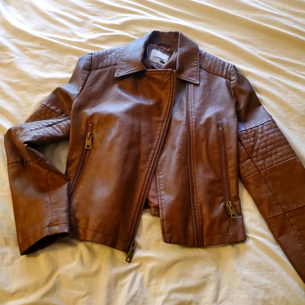 Faux Leather Jacket